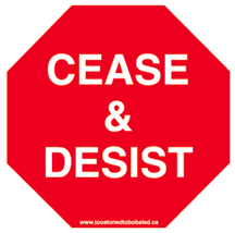 cease &amp; desist